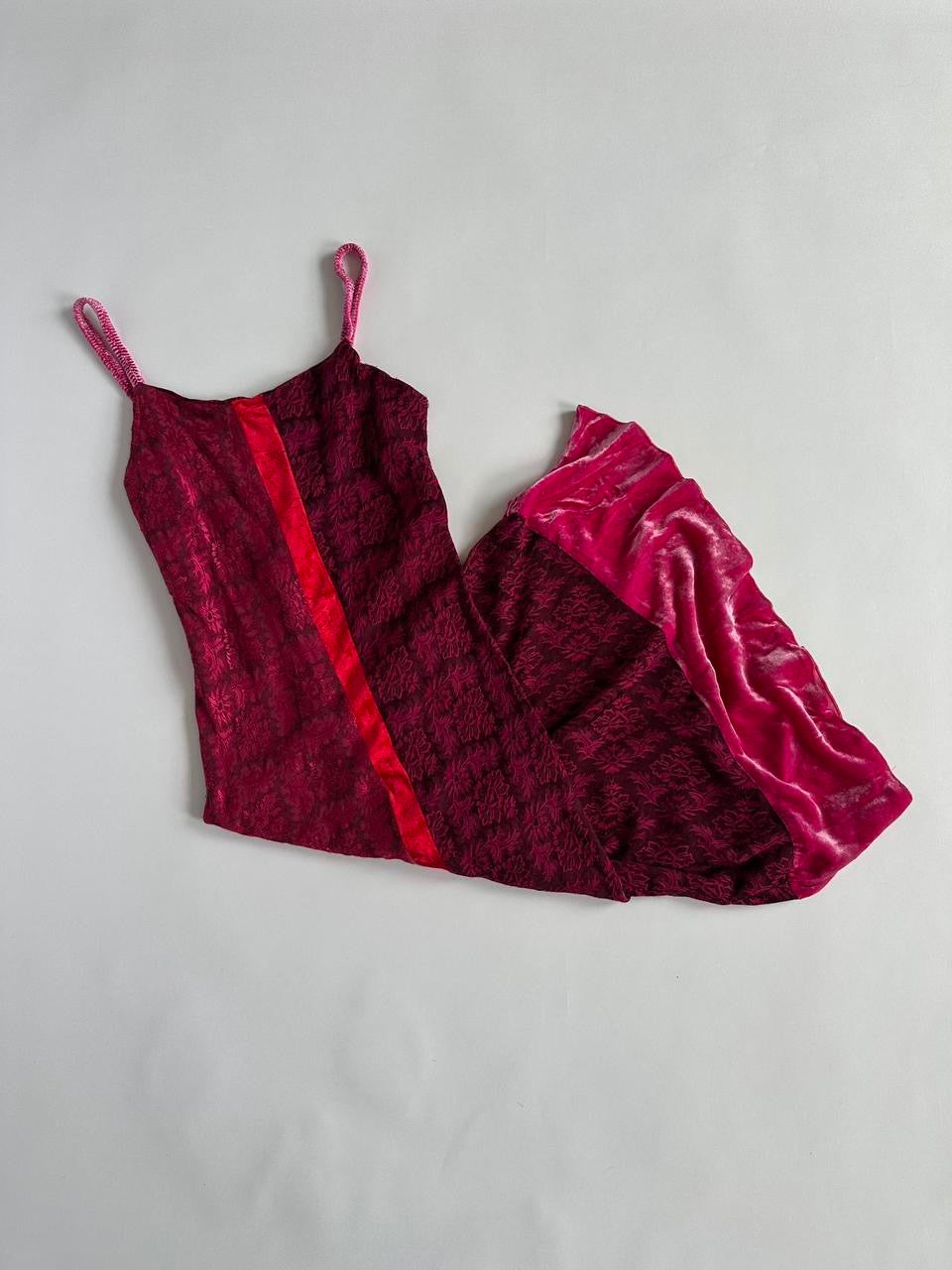 00s Pinko Two Tone Dress