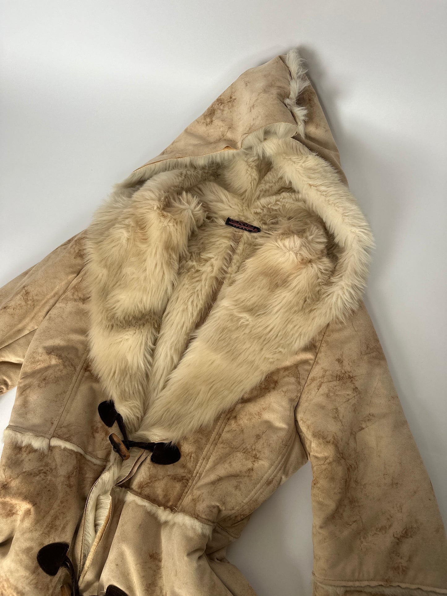 2000S Verve Italy Beige Afghan Coat