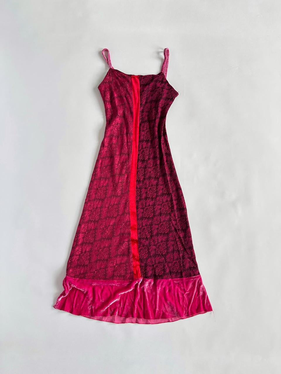 00s Pinko Two Tone Dress