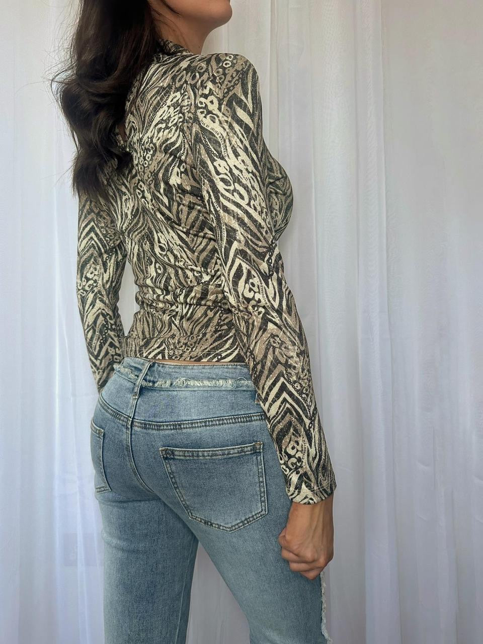Y2K Glitter Julien Macdonald Top