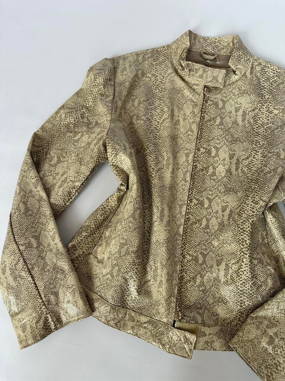 Snakeskin Y2K Jacket