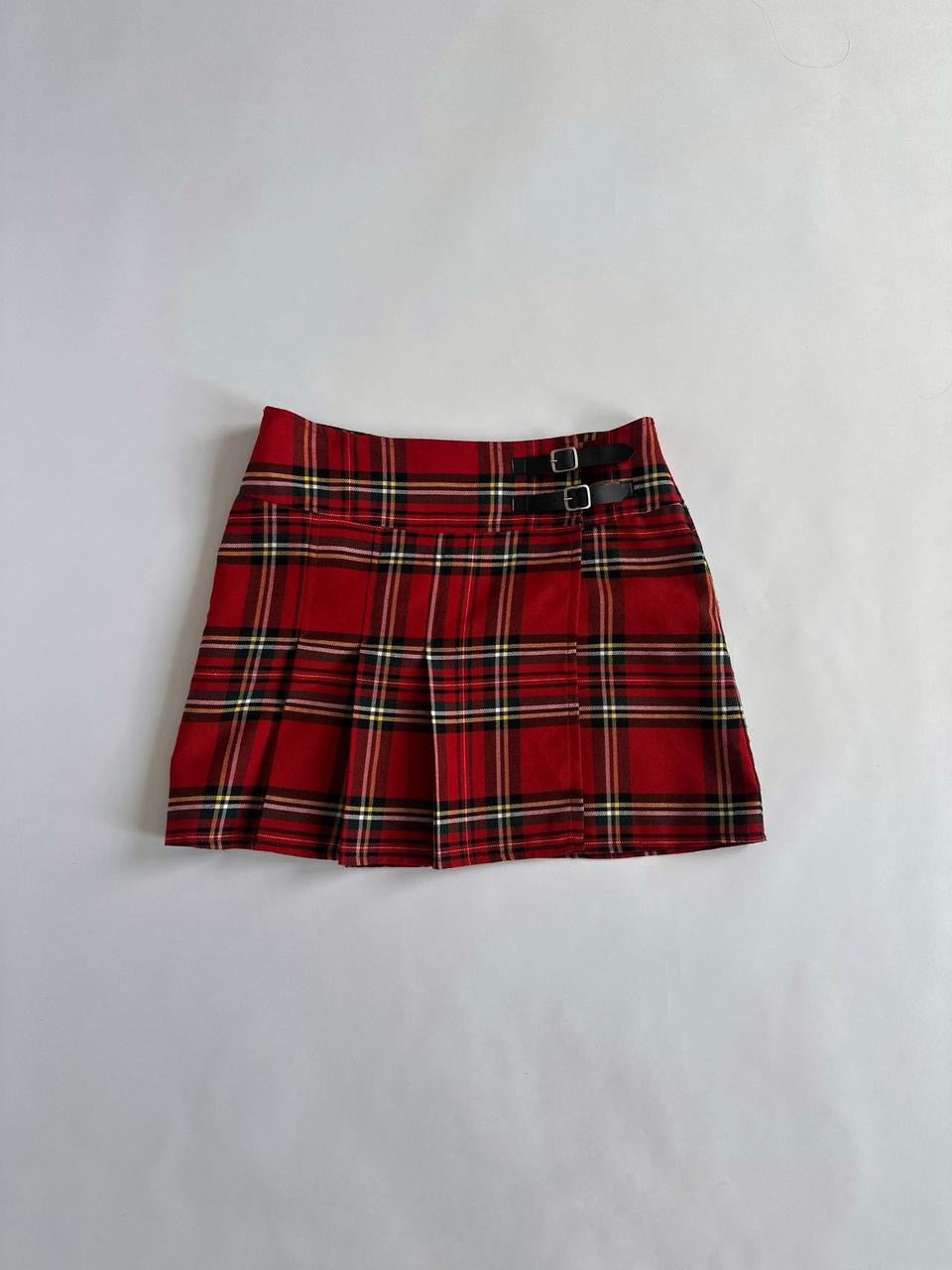 90s Etam Tartan Mini Skirt
