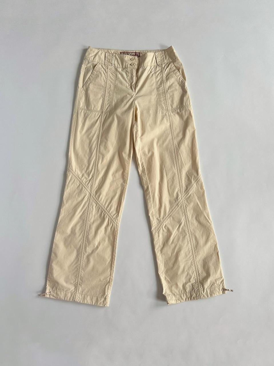Low Rise Y2K Next Cream Cargos