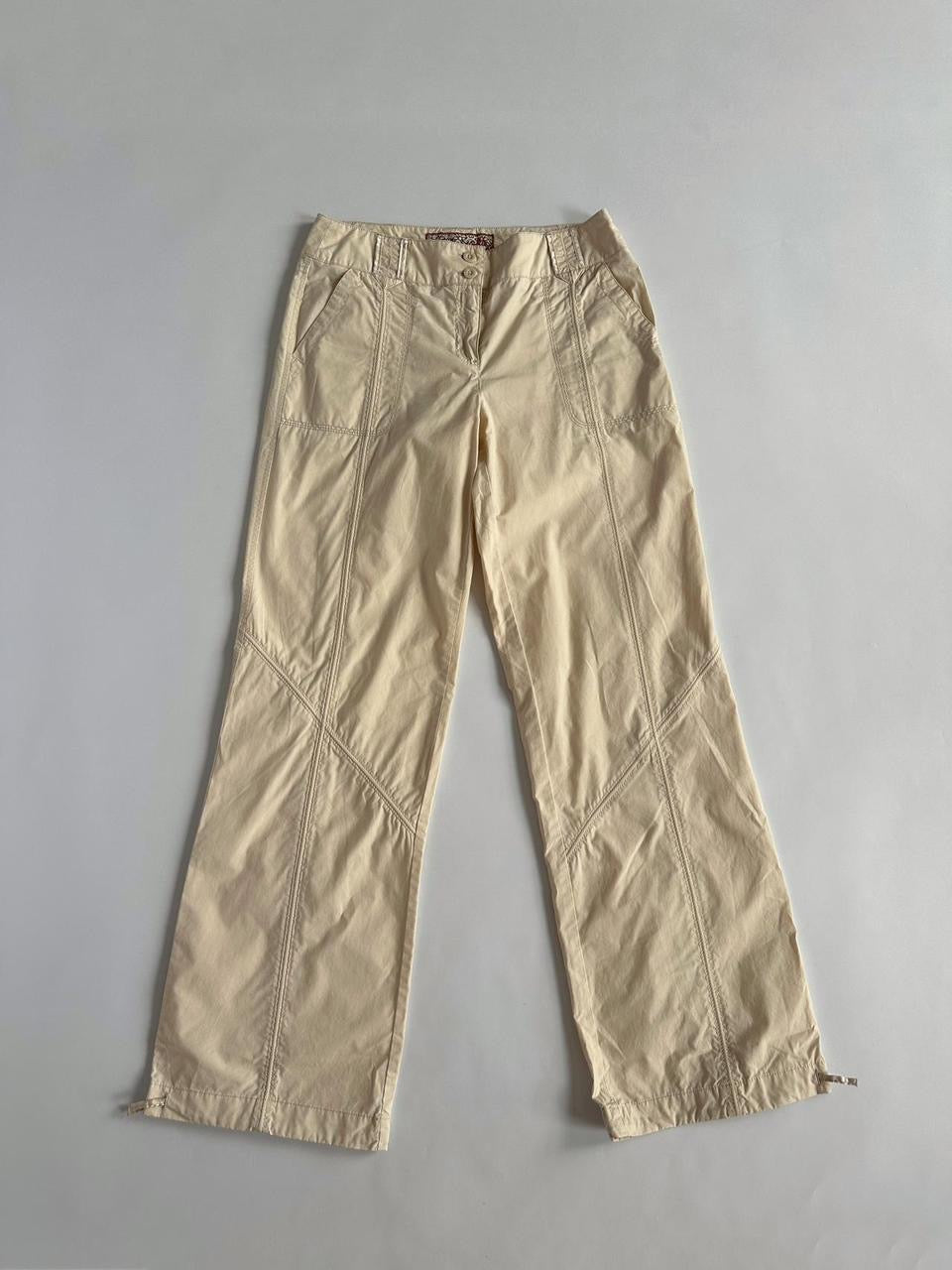 Low Rise Y2K Next Cream Cargos