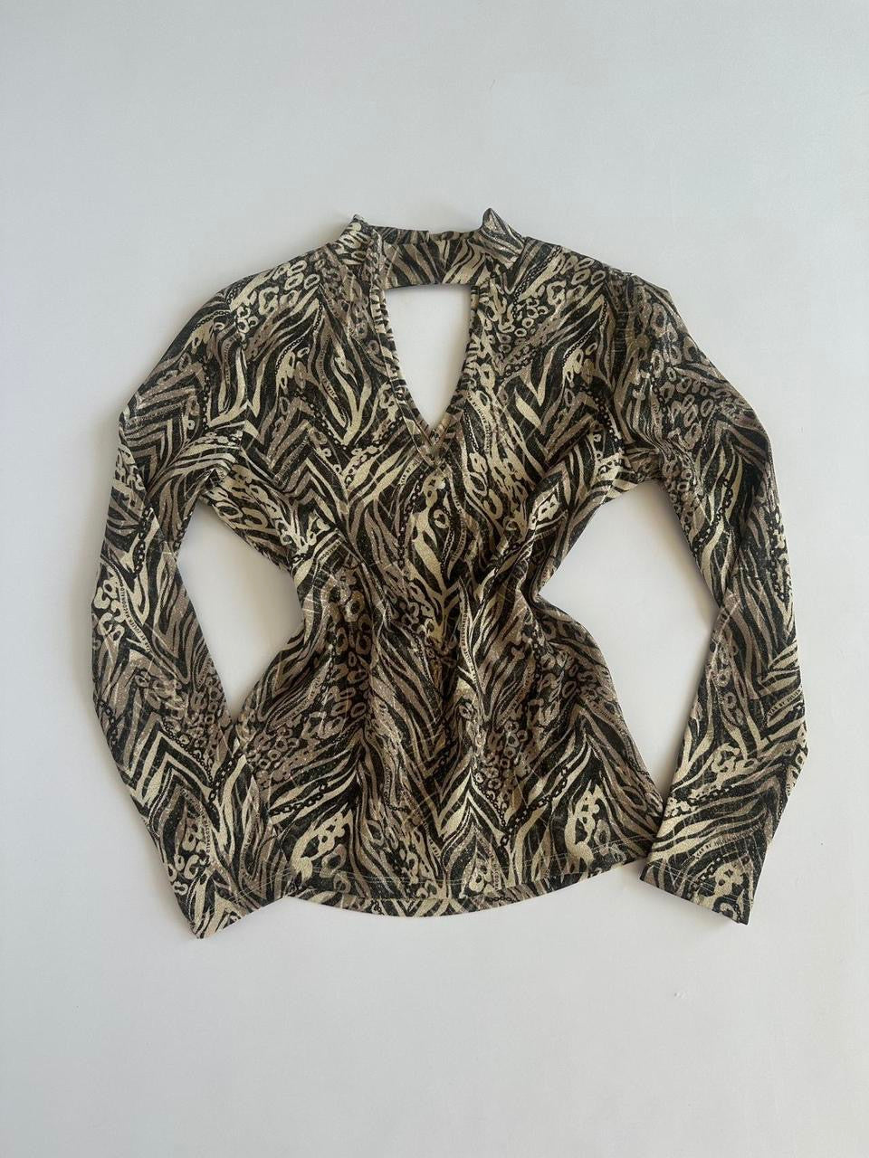 Y2K Glitter Julien Macdonald Top