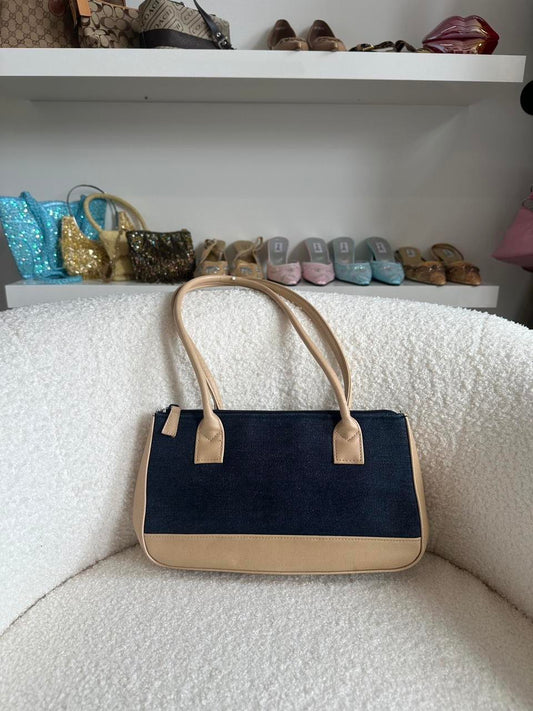 Y2K Denim Contrast Bag