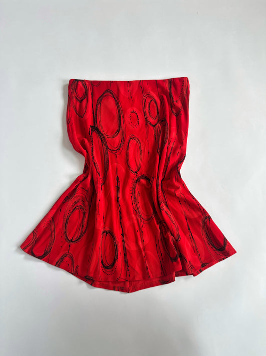 Y2K Low Rise Pattern Skirt