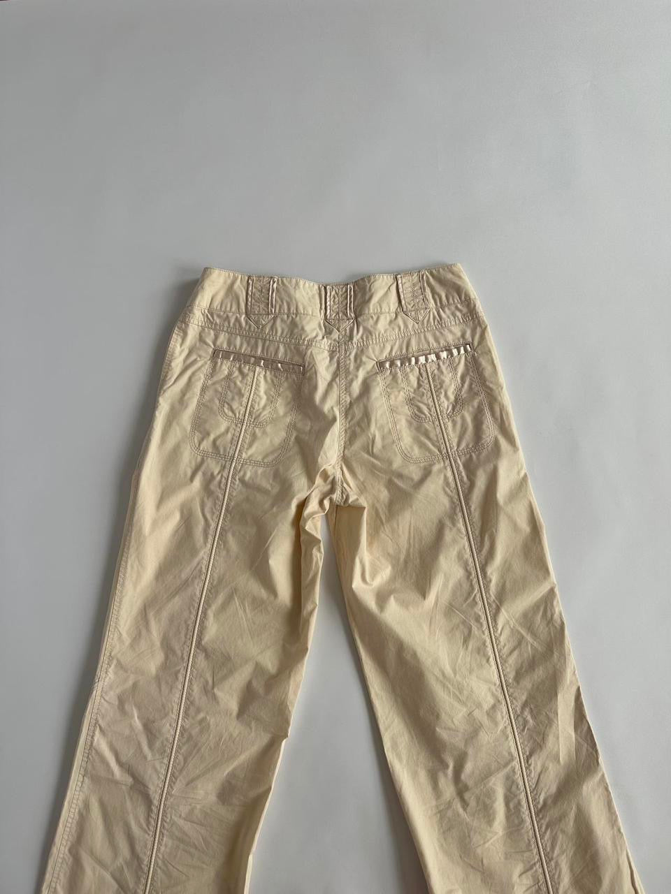 Low Rise Y2K Next Cream Cargos