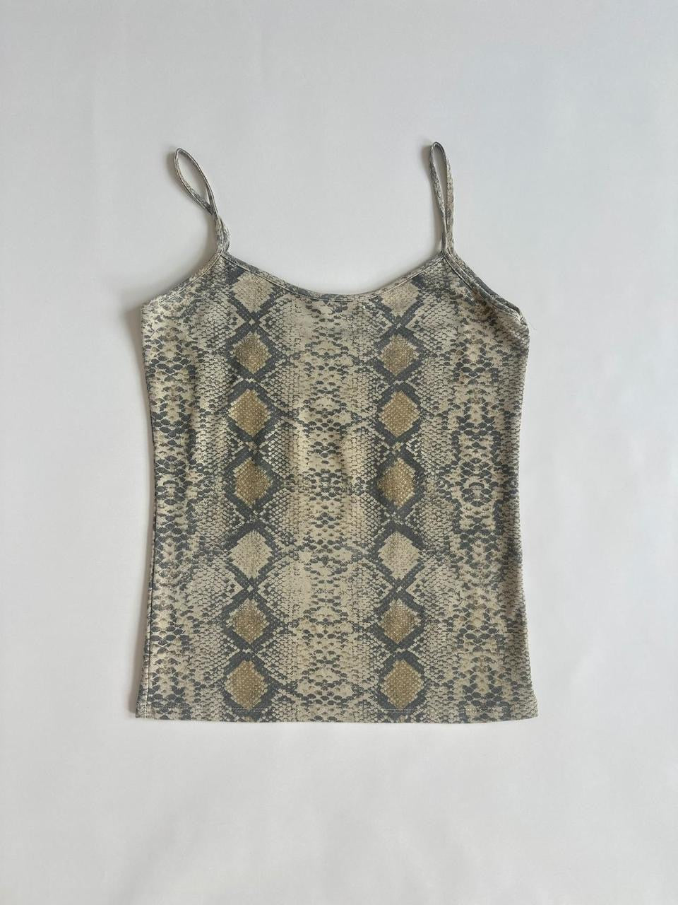 Snakeskin Print Cami Top