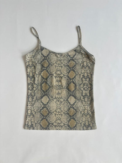 Snakeskin Print Cami Top