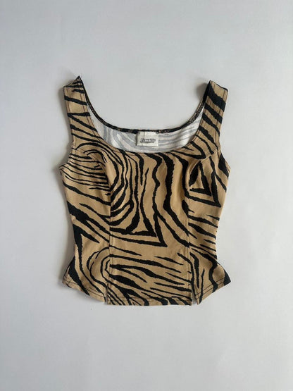 00s Pimkie Zebra Print Top