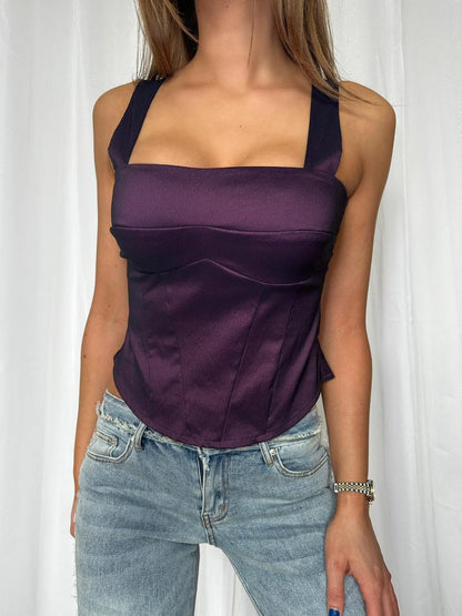 Y2K New Look Purple Top
