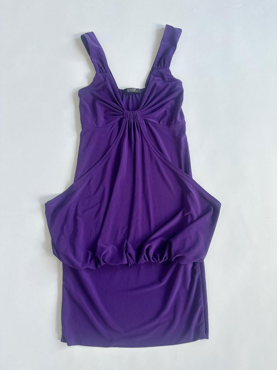 00s Drape Bodycon Mini Dress