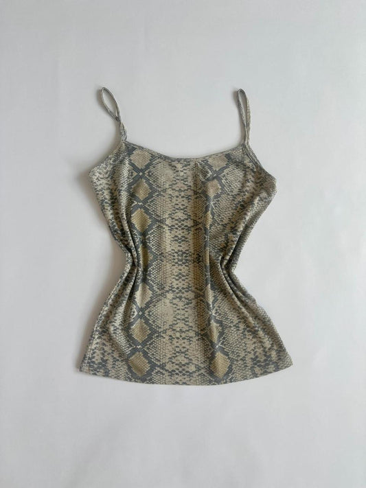 Snakeskin Print Cami Top