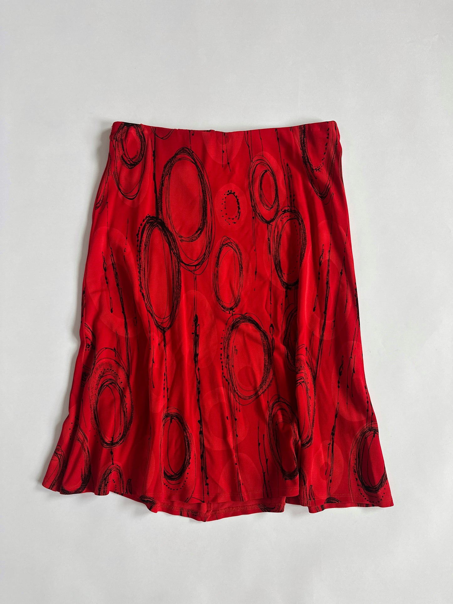 Y2K Low Rise Pattern Skirt