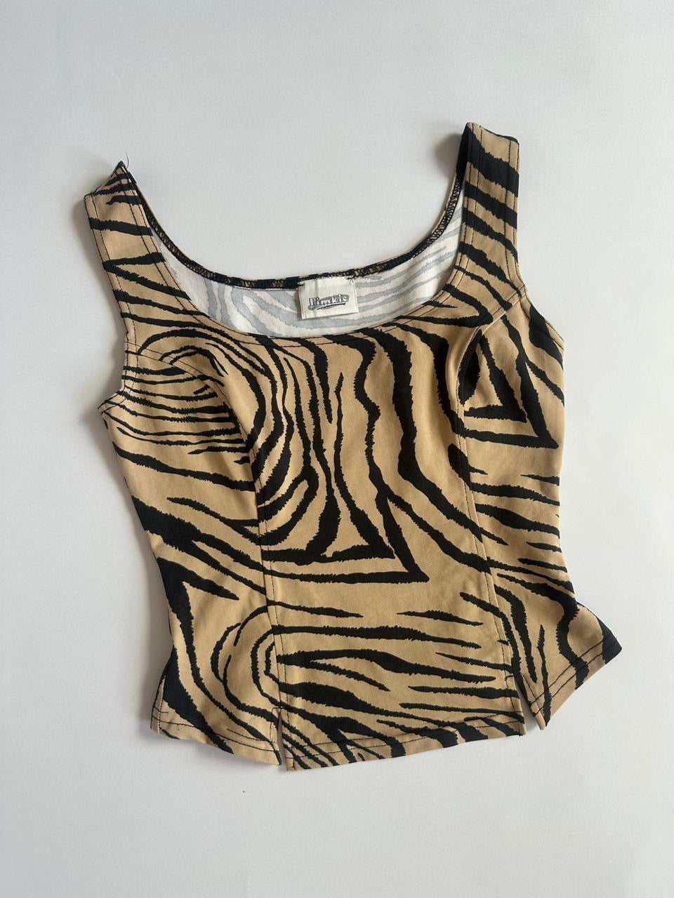 00s Pimkie Zebra Print Top