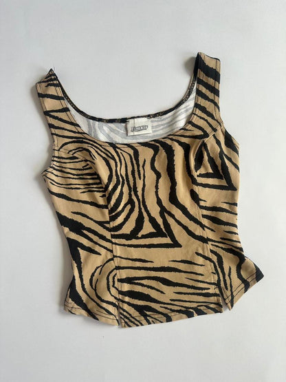 00s Pimkie Zebra Print Top