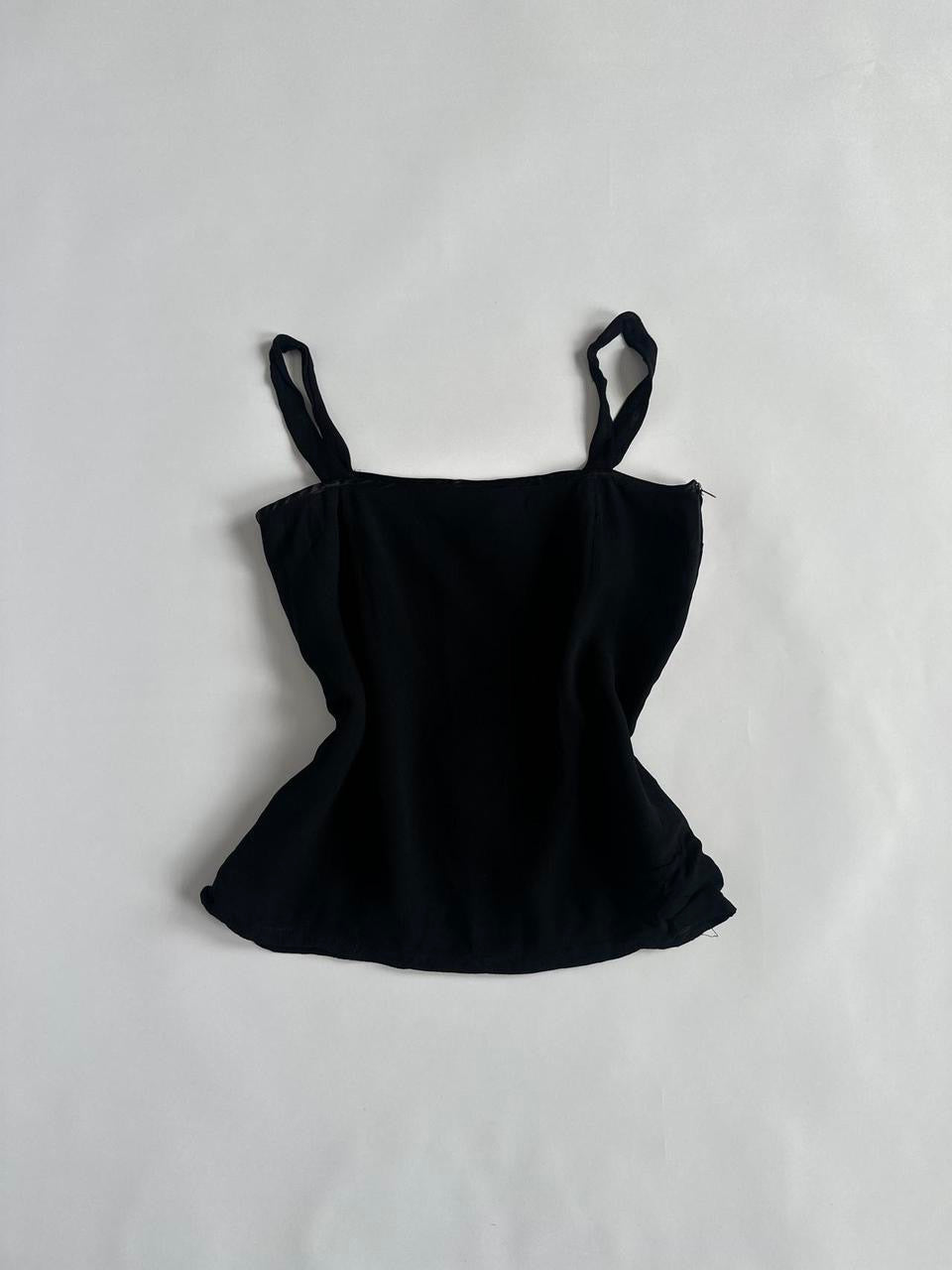 Black 00s Strappy Top