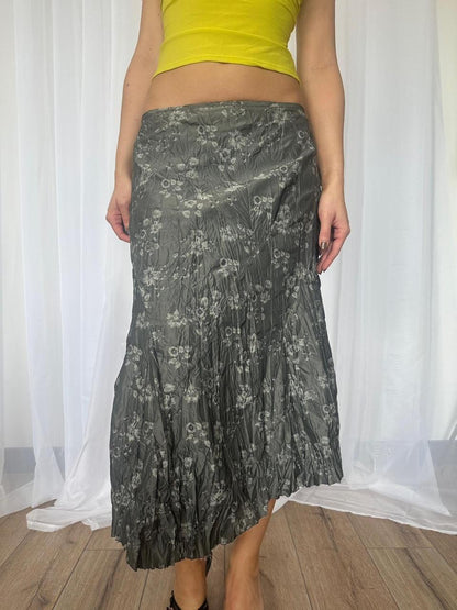Y2K Embroidered Low Rise Skirt