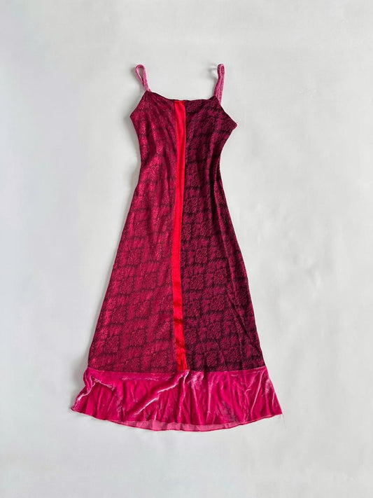 00s Pinko Two Tone Dress