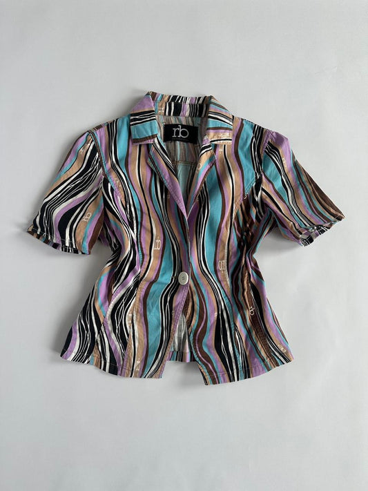 Vintage Short Sleeve Blazer