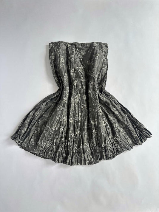 Y2K Embroidered Low Rise Skirt