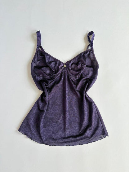 Y2K Purple Lace Cami