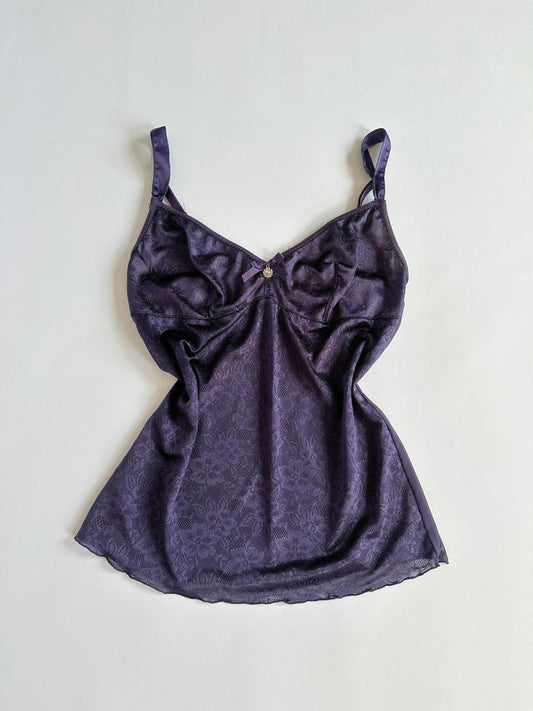 Y2K Purple Lace Cami