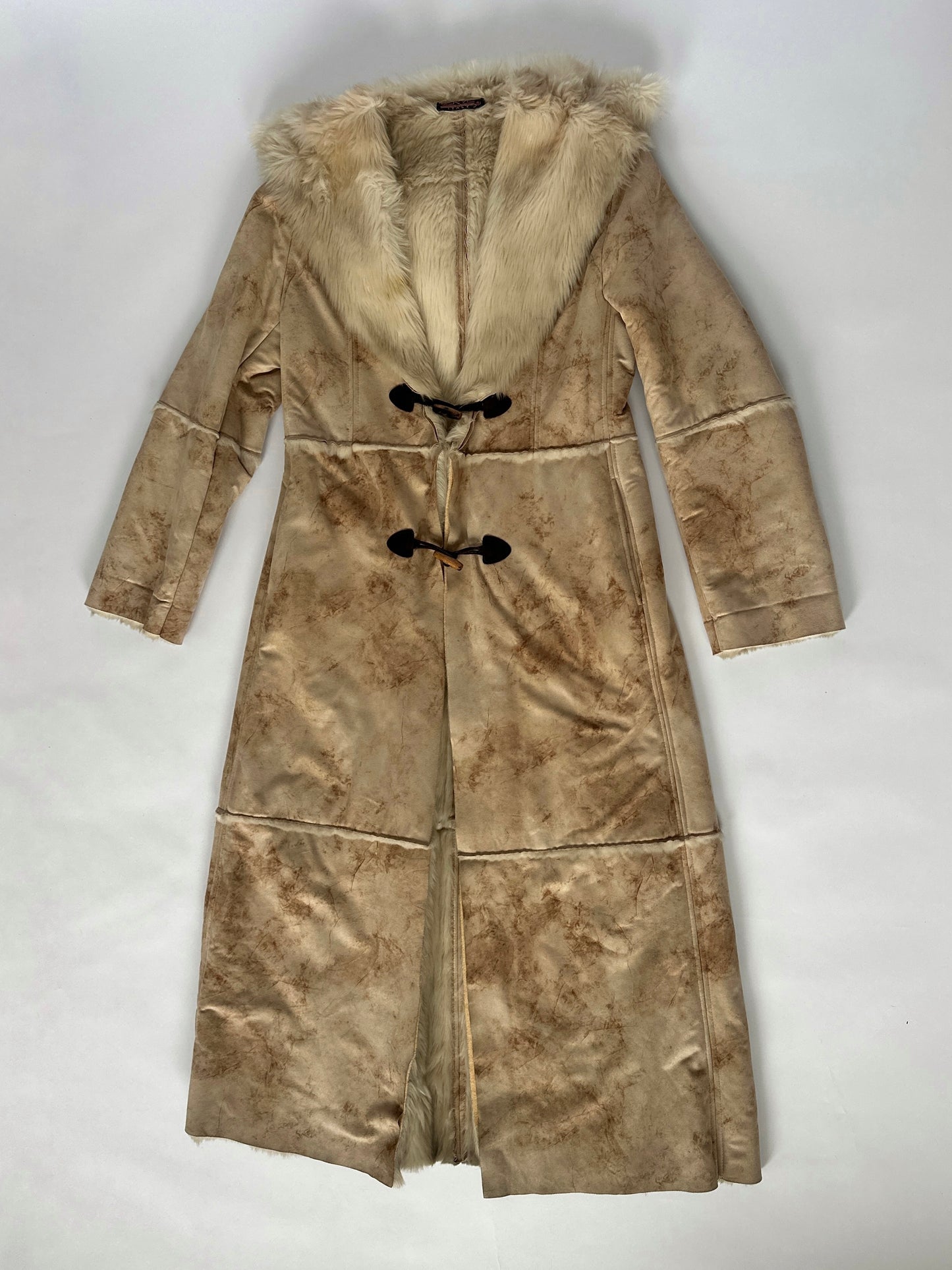 2000S Verve Italy Beige Afghan Coat