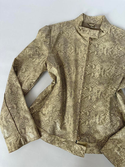 Snakeskin Y2K Jacket