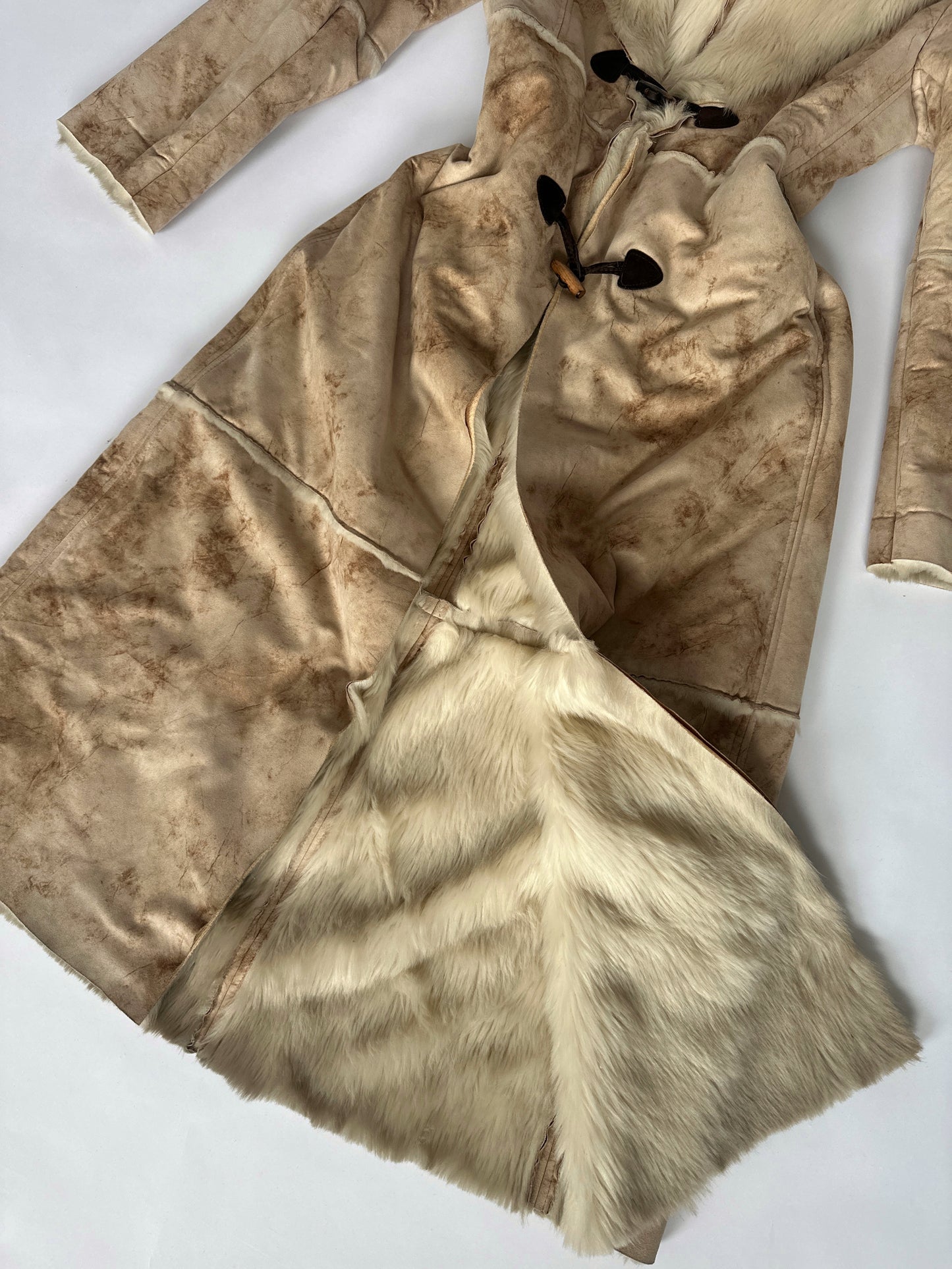 2000S Verve Italy Beige Afghan Coat