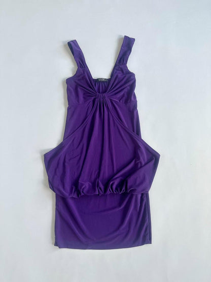 00s Drape Bodycon Mini Dress