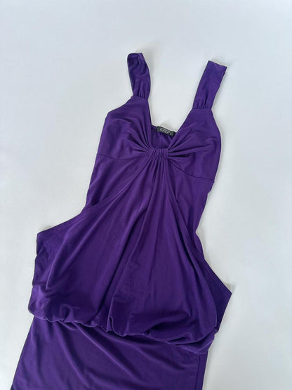 00s Drape Bodycon Mini Dress
