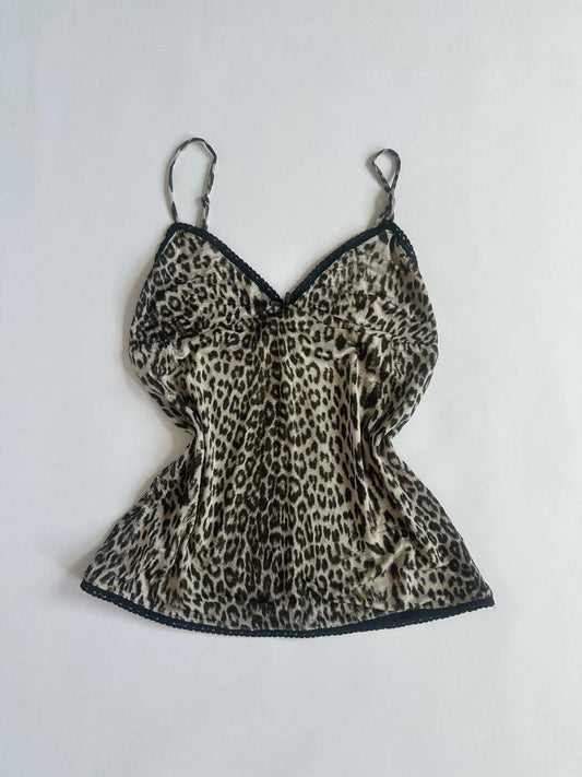 Slinky Leopard Print Cami