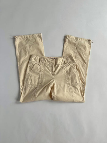 Low Rise Y2K Next Cream Cargos