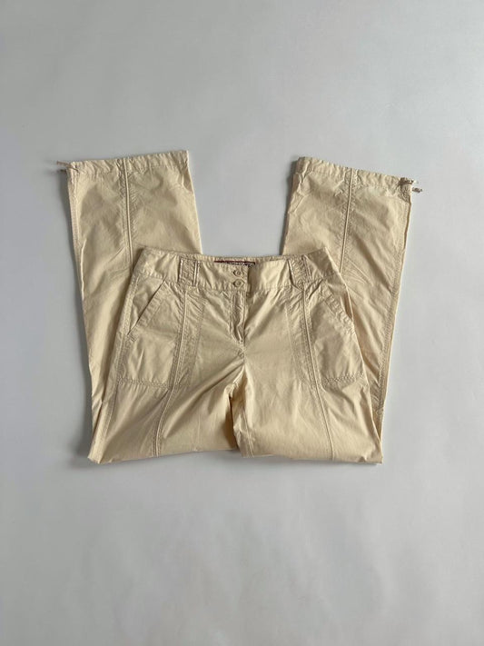 Low Rise Y2K Next Cream Cargos
