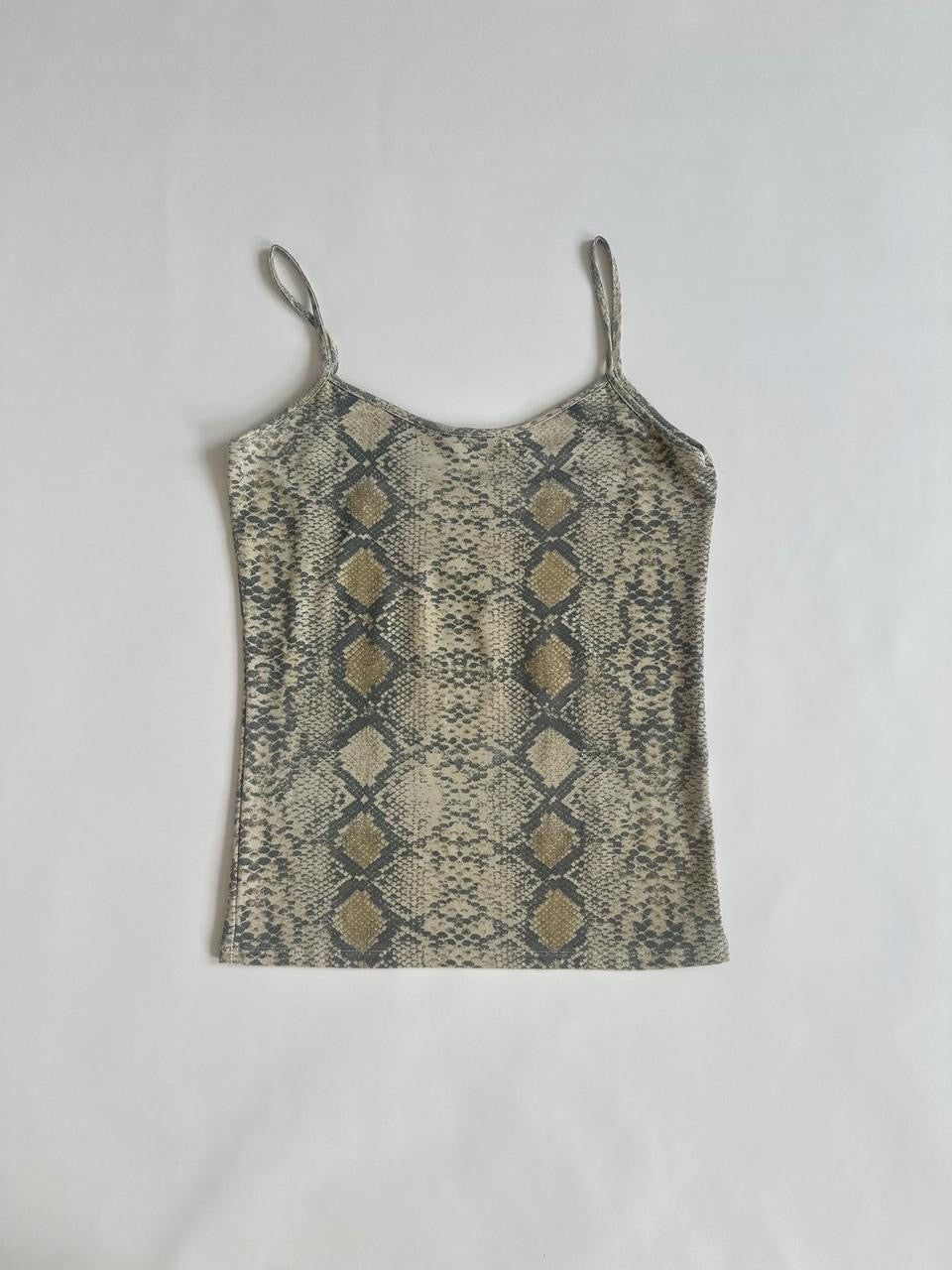 Snakeskin Print Cami Top