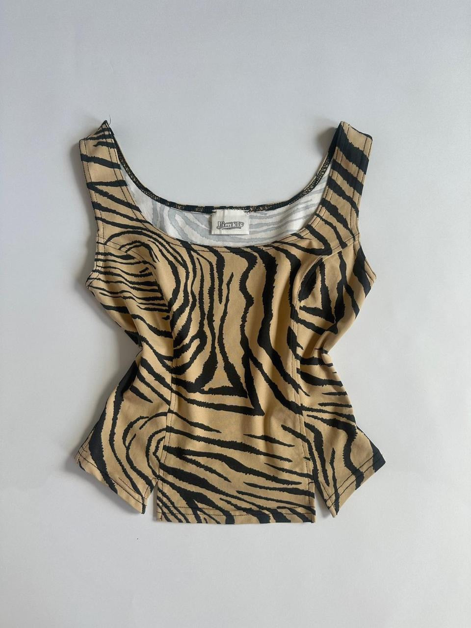 00s Pimkie Zebra Print Top