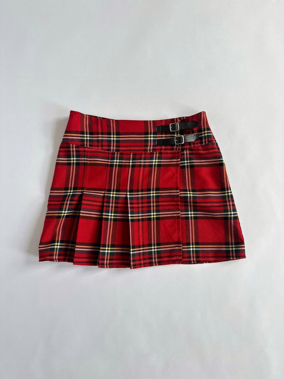 90s Etam Tartan Mini Skirt