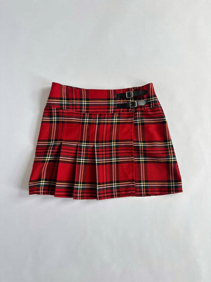 90s Etam Tartan Mini Skirt