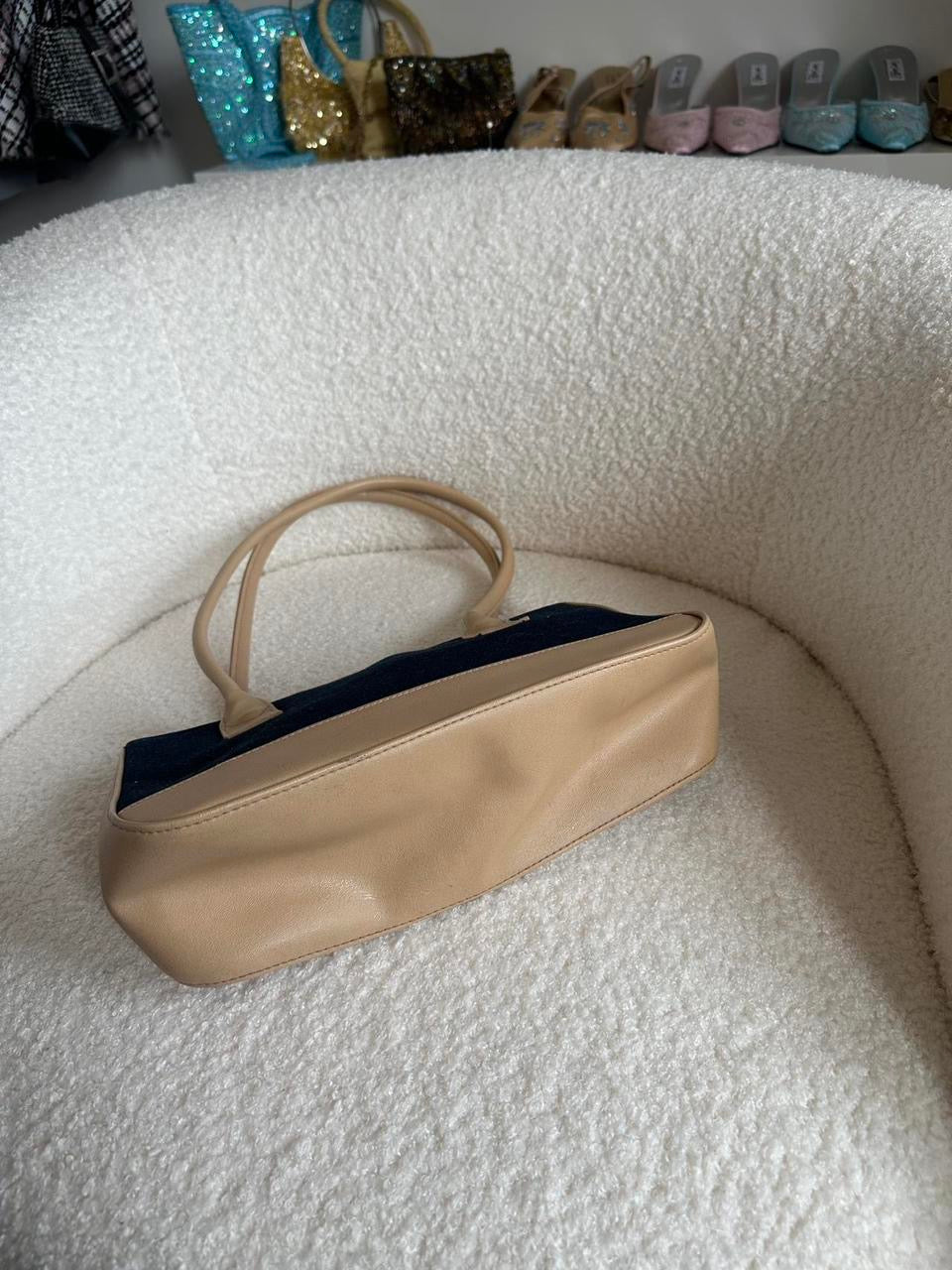 Y2K Denim Contrast Bag