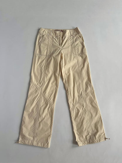 Low Rise Y2K Next Cream Cargos