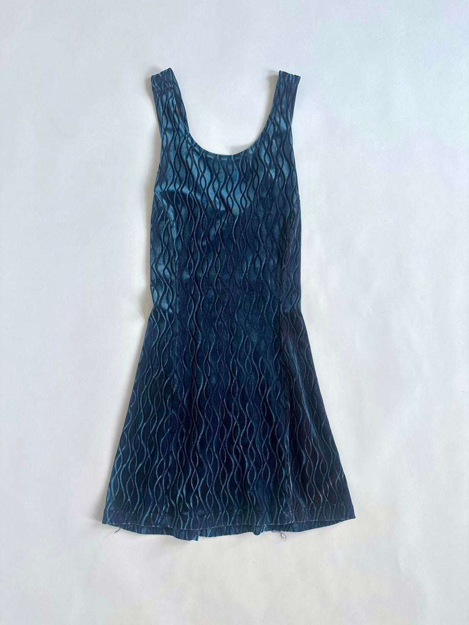 Y2K New Look Velvet Mini Dress